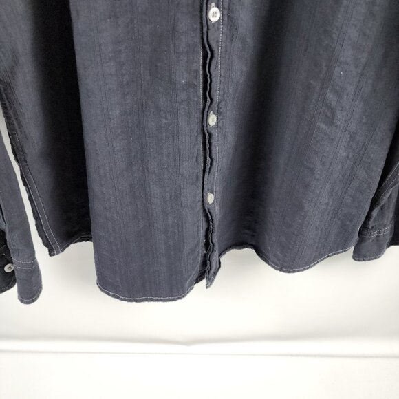 XTREME COUTURE by AFFLICTION Shirt Mens 2XL Black L/S Button Down RATTLE Shield - Picture 6 of 8